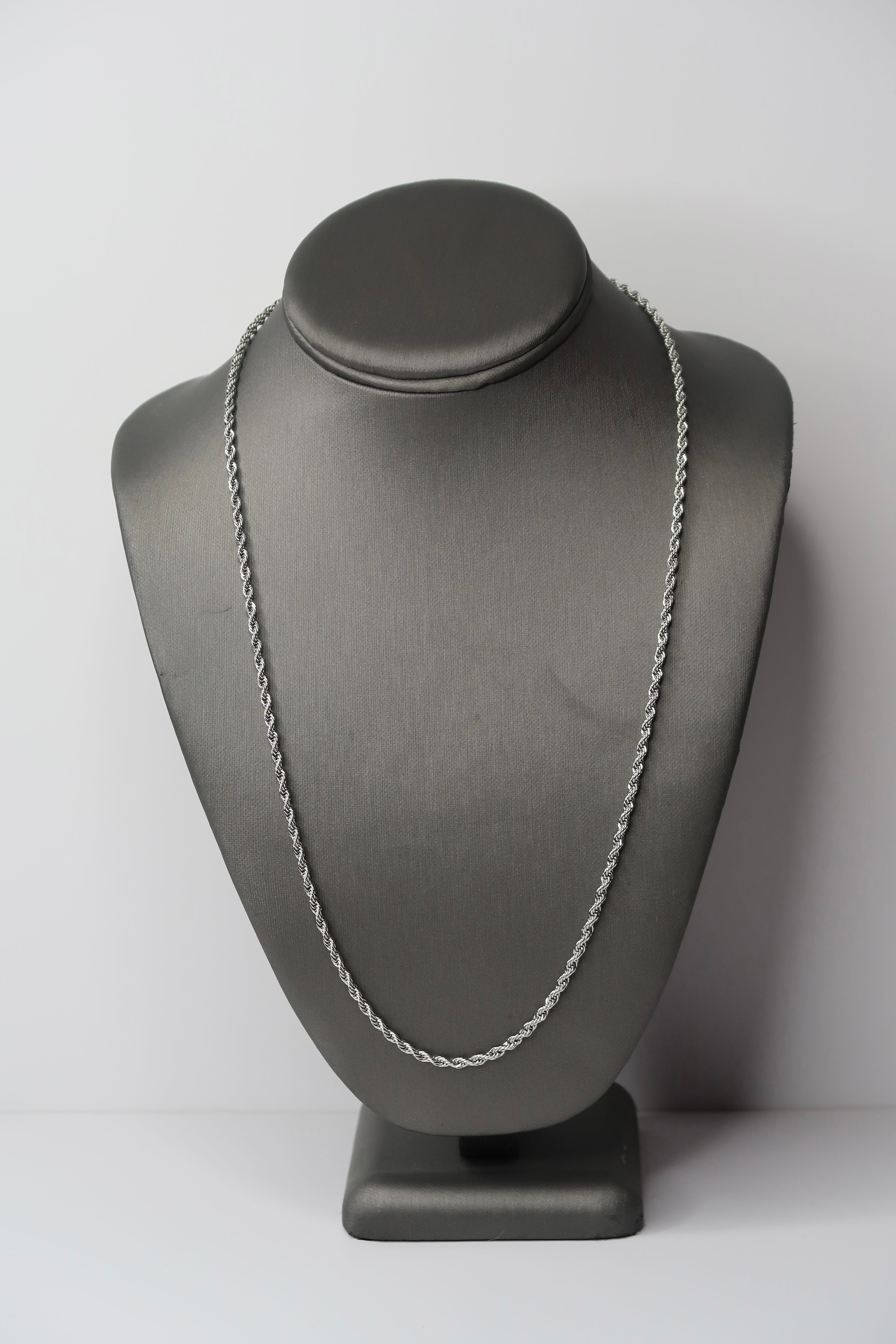 Silver Franco Rope necklace