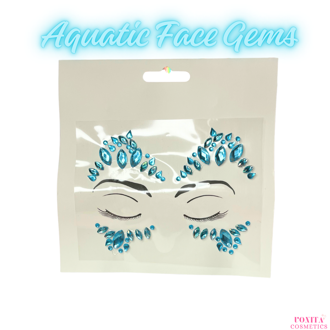 Aquatic Face Gems