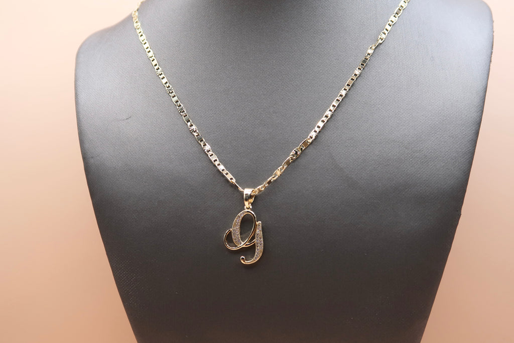 Cursive G Necklace