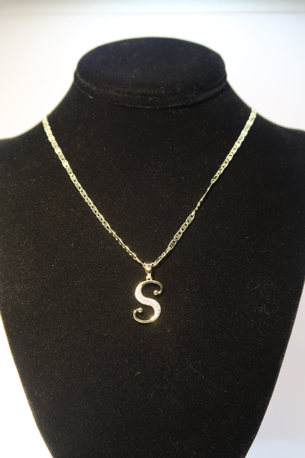 Cursive S Necklace