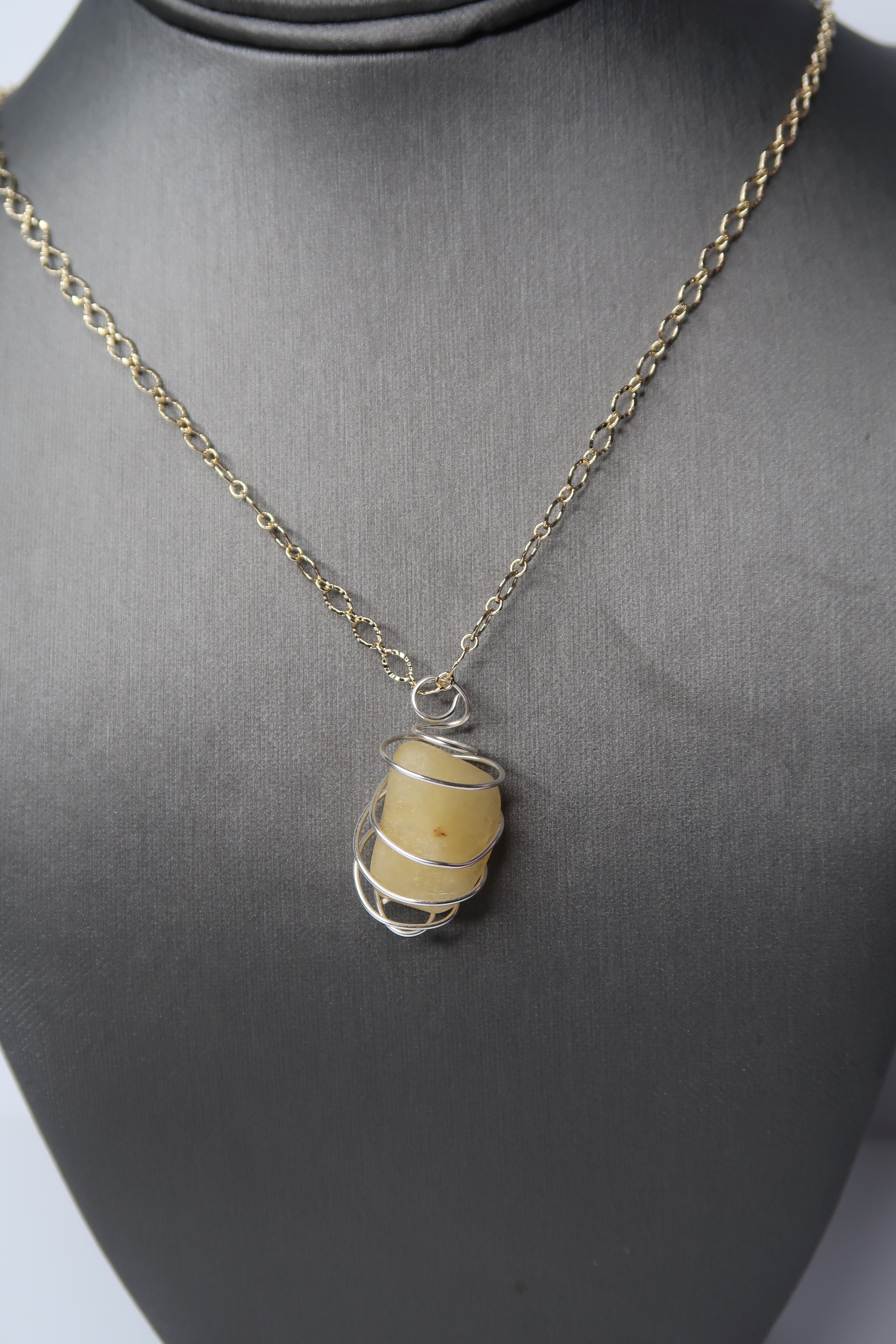Honey Calcite Necklace