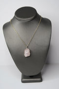 Rose quartz necklace