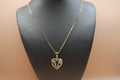 Mom Child heart necklace