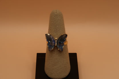 Blue Butterfly ring