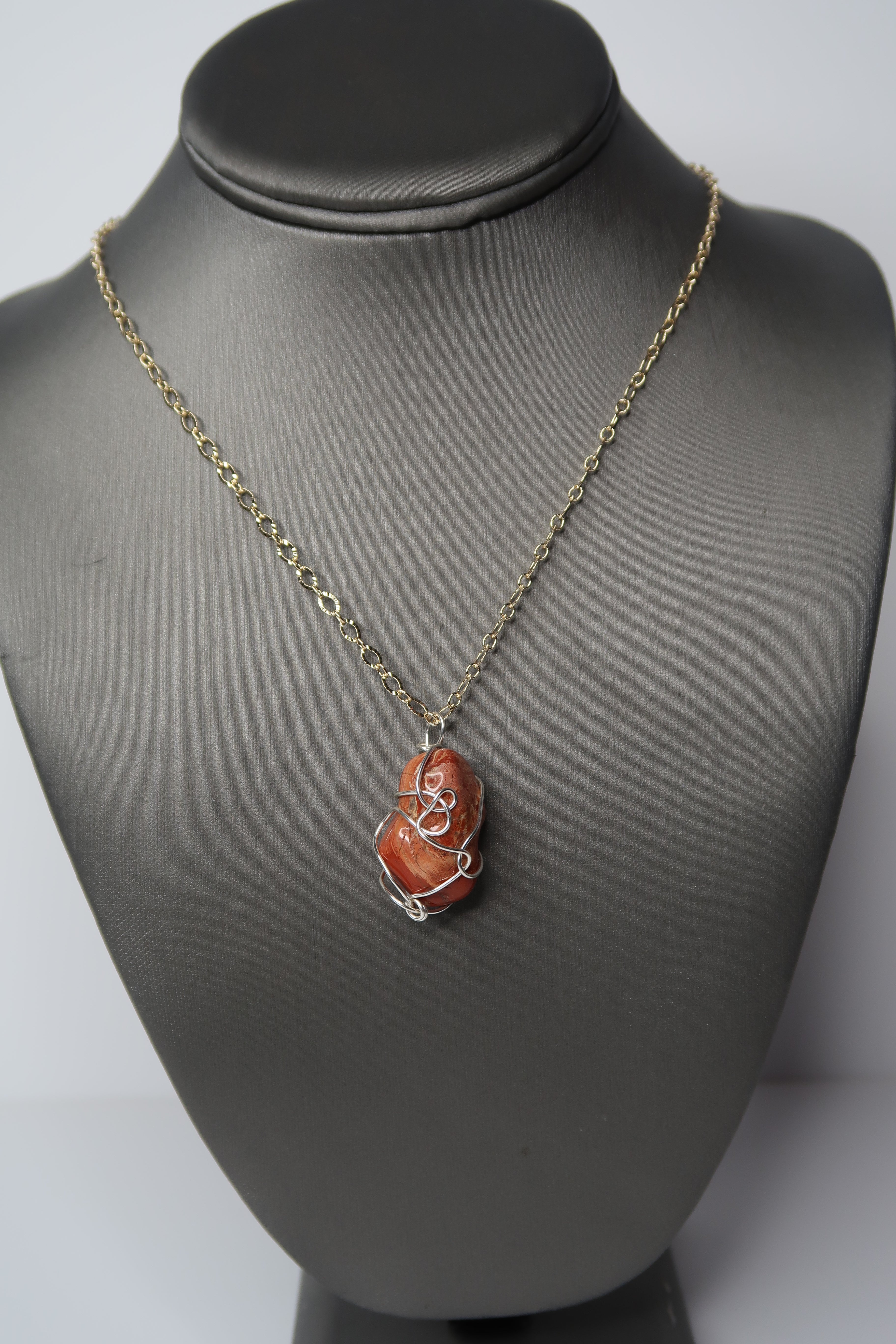 Fire Agate Necklace
