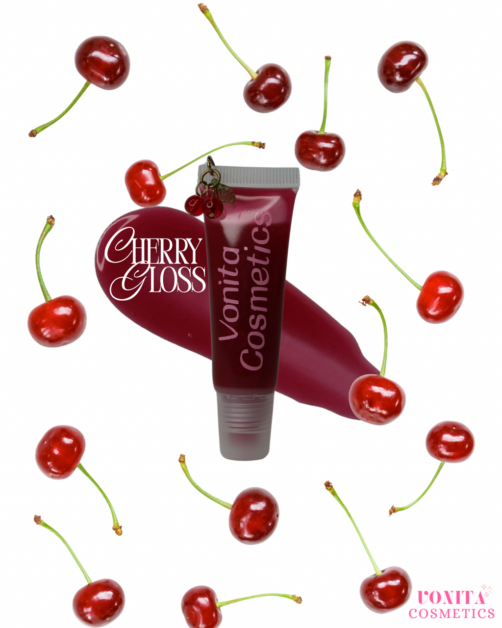 Cherry gloss charm