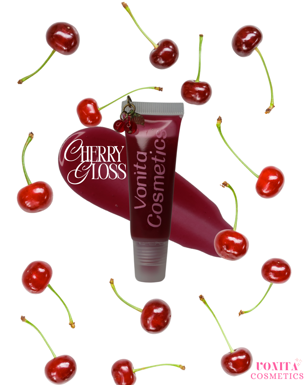 Cherry gloss charm