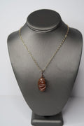 Red Jasper crystal necklace