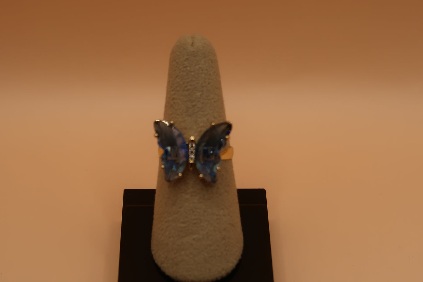 Blue Butterfly ring