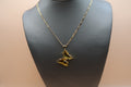 Yellow diamond Butterfly necklace