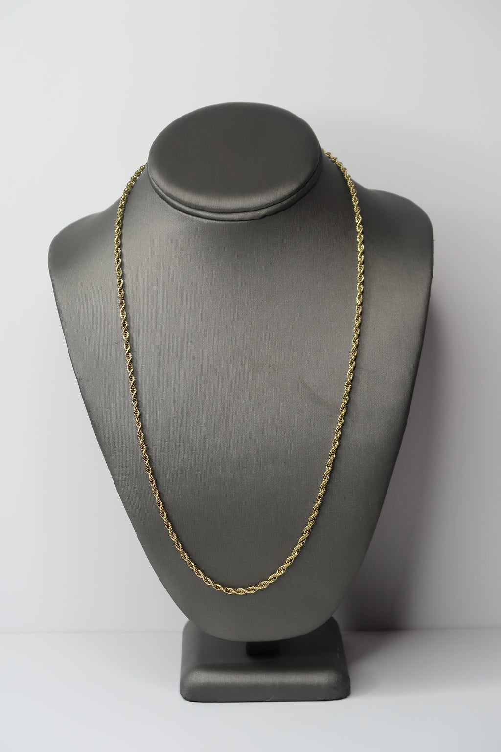 gold twisted rope chain