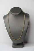 gold twisted rope chain