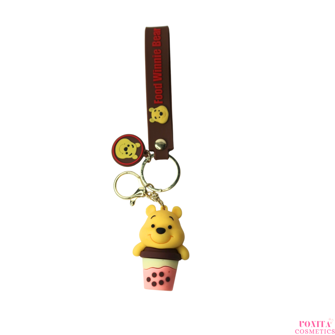 Boba Winnie the Pooh keychain