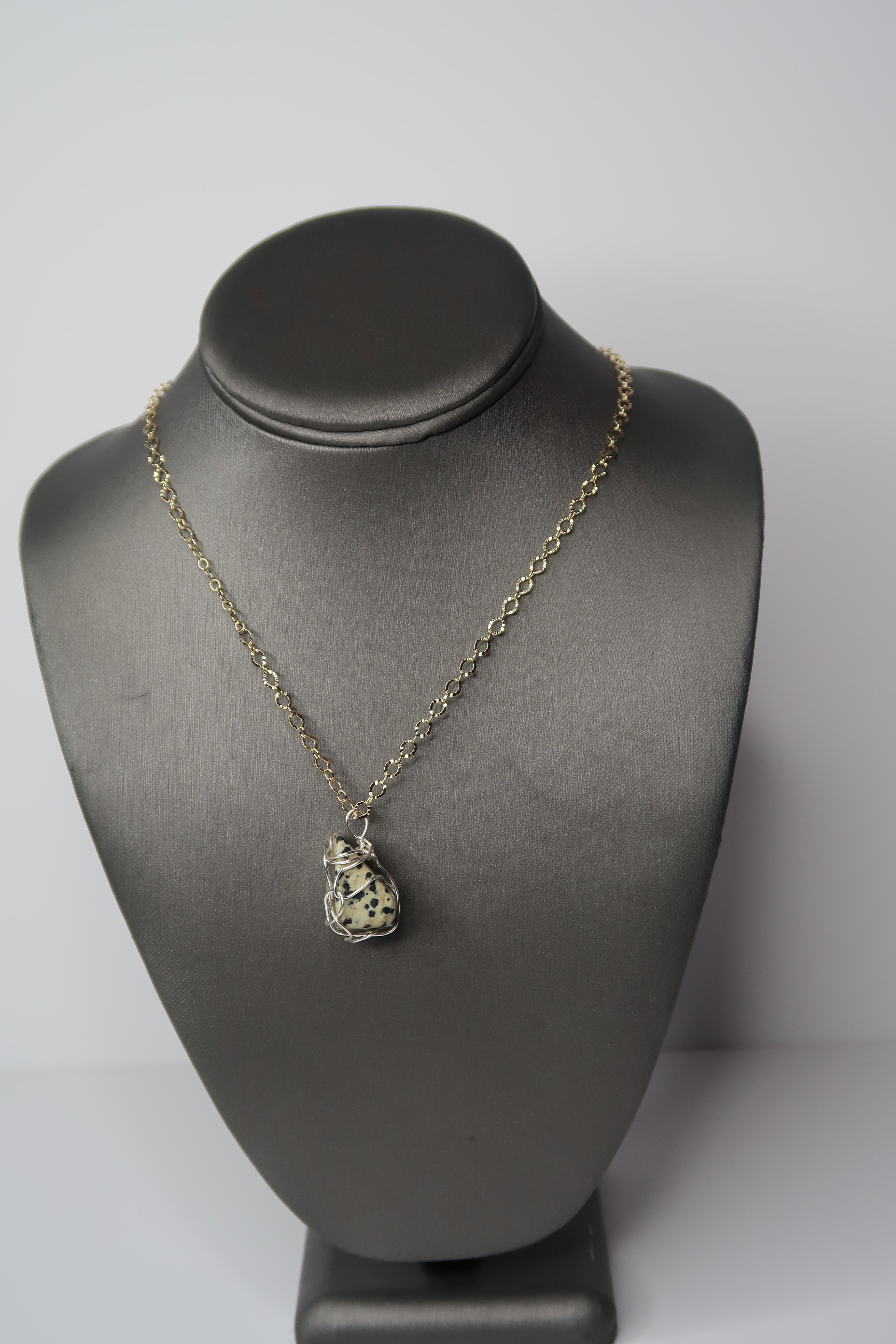 Dalmatian Jasper necklace