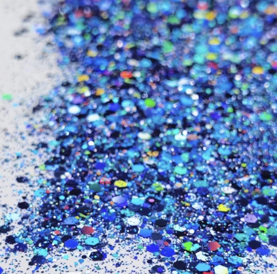 Sea Blue Holographic Loose Glitter 7