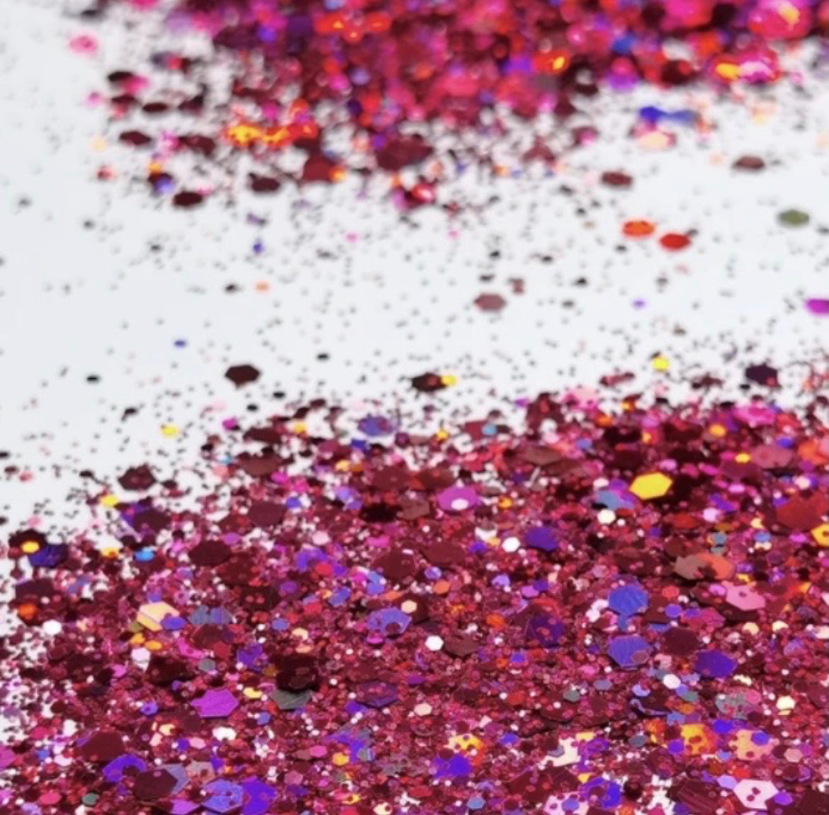 Hot pink Holographic Loose Glitter 6