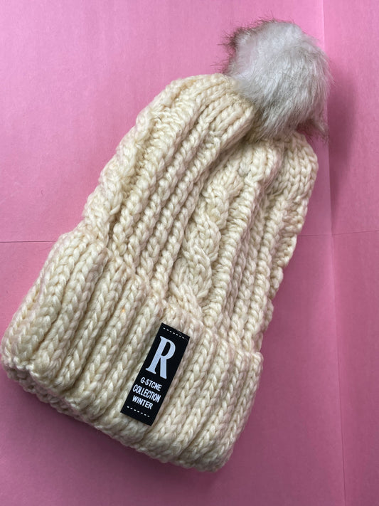 White beanie