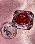 Red Holographic Loose Glitter 12