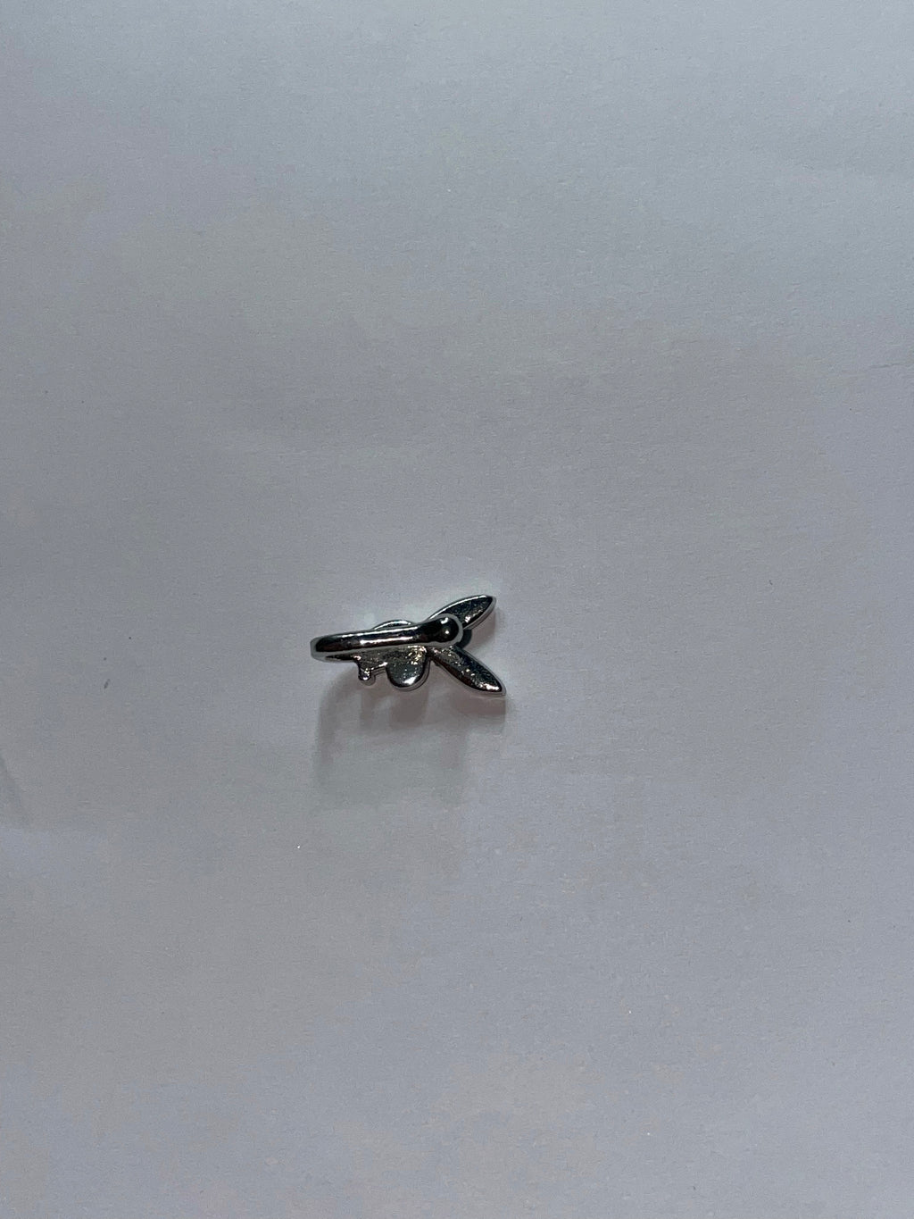 Silver PlayBoy Bunny nose cuff ring