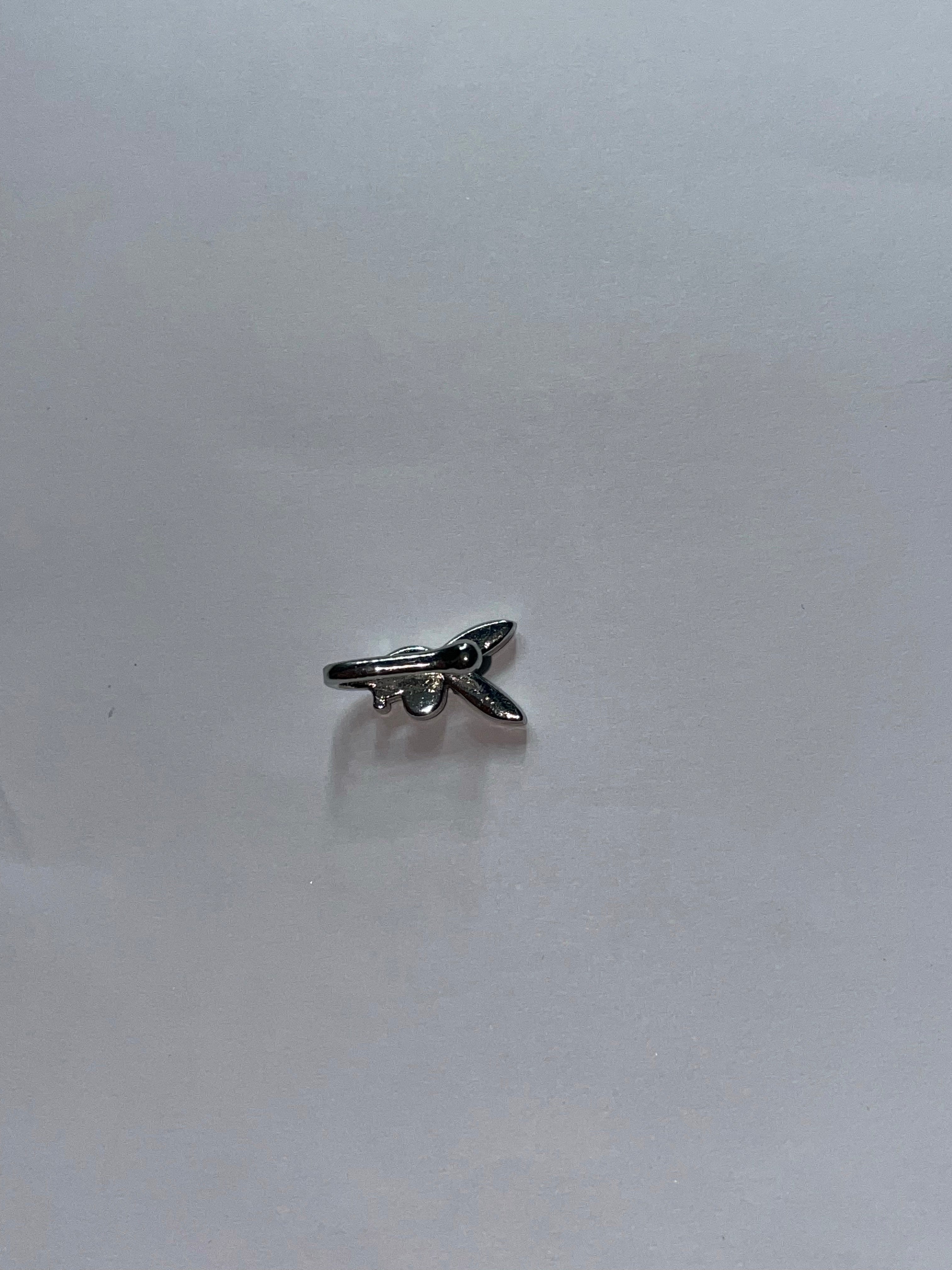 Silver PlayBoy Bunny nose cuff ring