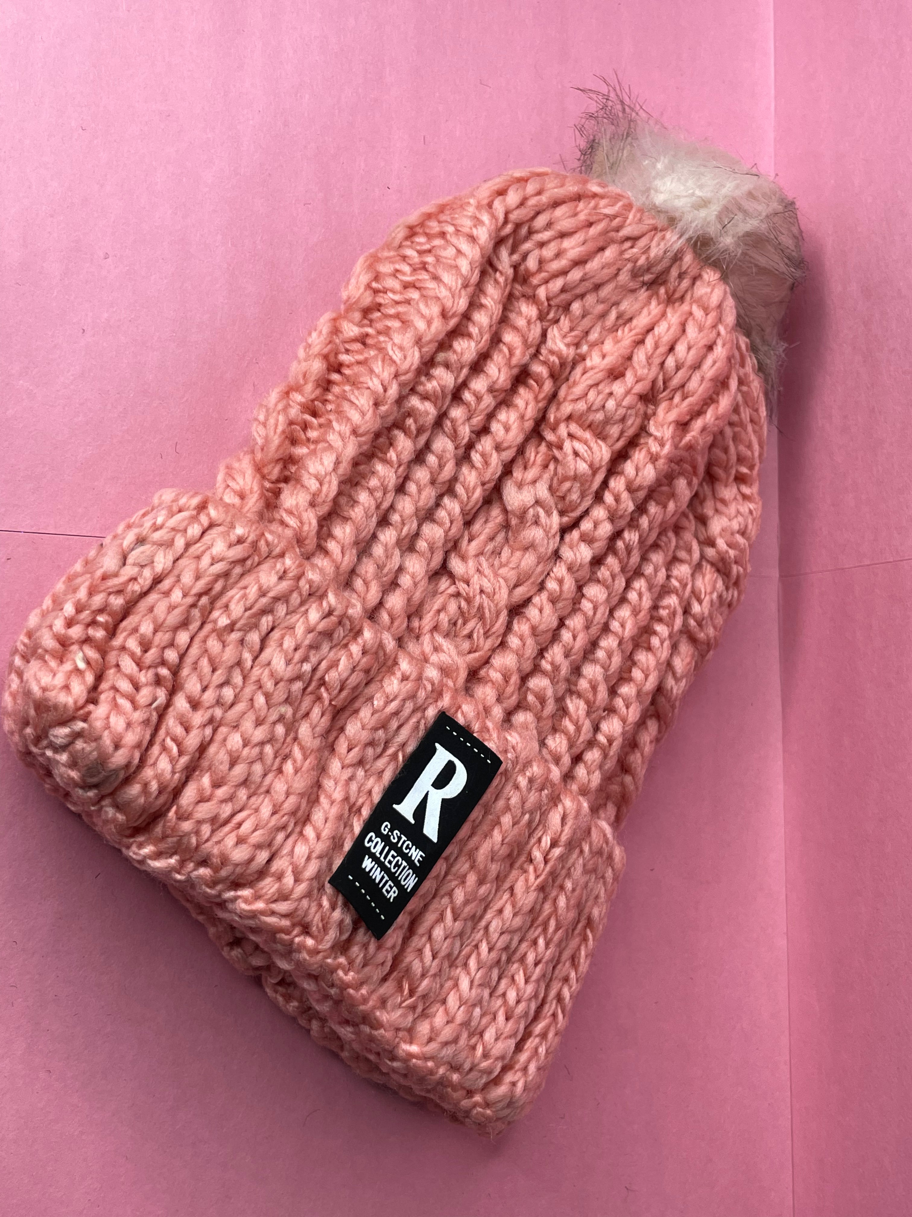 Pink beanie